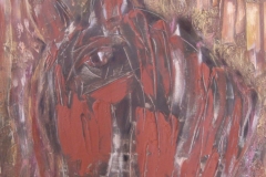 Rotes Schutzpferd